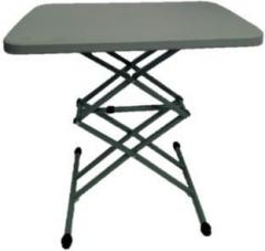 Supreme Scissor Height Adjusting Table, Grey Plastic 2 Seater Dining Table