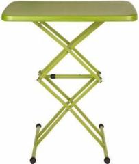 Supreme Scissor Height Adjusting Table, Mehandi Green Plastic Study Table