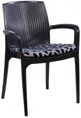 Supreme Texas Deluxe Arm Chair in Black Colour