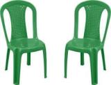 Swagath Furniture Chair For Cafe/Home/Office Set Of 2 Indoor/Outdoor Plastic Dining Chair