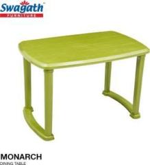 Swagath Furniture Monarch Dining table Plastic 4 Seater Dining Table