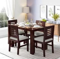 Swangia Arts Solid Sheesham Wood Four Seater Dining Set For Dining Room/ Kitchen | Solid Wood 4 Seater Dining Set