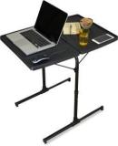 Table Magic Laptop Table Midnight Black 2.0 Mat Finish Double Top Plastic Multipurpose Table