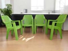 Takshadecors Plastic Outdoor Chair