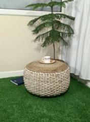 Textile Natural Fiber Pouf