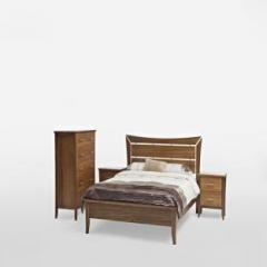 Tezerac Solid Wood Queen Bed With Storage