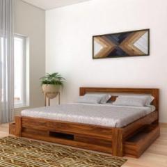 Tg Furniture Solid Wood Queen Drawer Bed