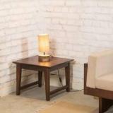 The Jaipur Living Torino Solid Wood Side Table