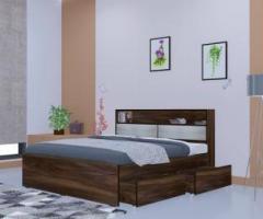 The Mm Furniture Store Phoniex Engineered Wood Queen Drawer Bed