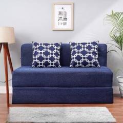 The Porto Fabric Two Seater Sofa Cum Bed For Bedroom/ Living Room/ Office || 2 Seater Double Foam Fold Out Sofa Sectional Bed