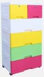 The Tickle Toe T3 CD0612SM Plastic Free Standing Chest of Drawers