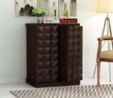 The Wooden City Solid Wood Bar Cabinet