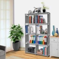 Thos 10 Layer Simple Bookshelf/Multipurpose Rack/Children Bookcases/File Rack for Office/Storage Organizer/Cabinet Shelves for Bedroom Office Living Room Metal Open Book Shelf