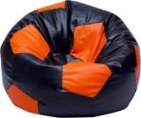 Threadvibeliving XXL Bean Bag Sofa With Bean Filling