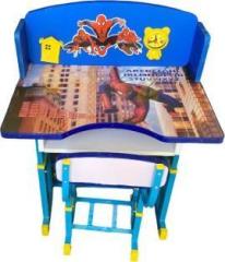 Toby New kids study table with chair /baby desk / bench height adjustable Indian Metal Desk Chair