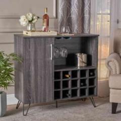 Tofarch Hushy Bar Stand Engineered Wood Bar Cabinet