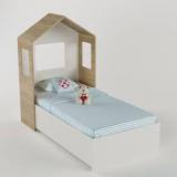 Topolino Kids Engineered Wood Single Bed