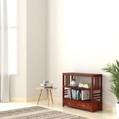 Touchwood Solid Wood Bed Side Table and End Table with Storage and Drawer Solid Wood Console Table