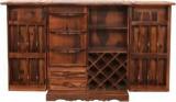 Trendsbee Jason Solid Wood Bar Cabinet