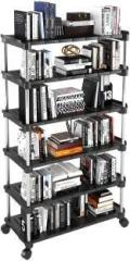 Trendy Stackable and Durable, Easy to Assemble, Space Saving Book stand Metal Open Book Shelf