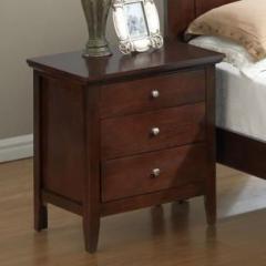 True Furniture Louis Night Stand Table, Bed Room Table Solid Wood Bedside Table