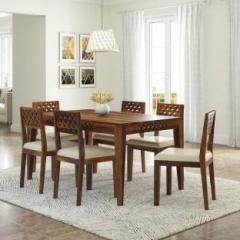 True Furniture Rosewood Solid Wood 6 Seater Dining Set