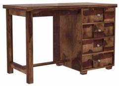 True Furniture Sheesham Wood Writing/Study/Computer Table/Desk for Home/Office Solid Wood Study Table