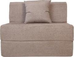 Uberlyfe Moshi Fabric Washable Cover with One Cushion Sofa Cum Bed Single Sofa Bed