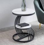 Unique Arts Shoppee Unique Arts Gleaming Iron Haven: A Stylish Metal Side Table for Modern Spaces Metal Corner Table