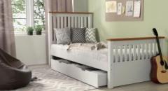 Urban Ladder Athens Solid Wood Single Bed With Storage