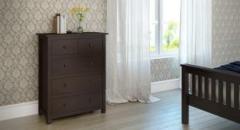 Urban Ladder Evelyn Solid Wood Free Standing Chest of Drawers