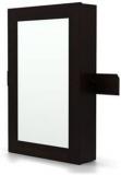 Urban Ladder Ibex Wall Mirror With Storage Solid Wood Wall Mount Cabinet