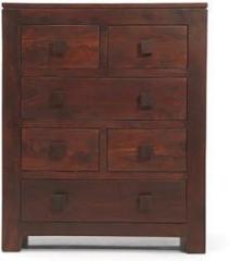 Urban Ladder Kona Solid Wood Free Standing Chest of Drawers