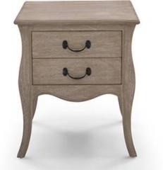 Urban Ladder Lyon Solid Wood Bedside Table