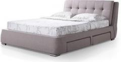 Urban Ladder Stanhope Upholstered Engineered Wood Queen Bed With Storage