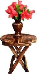 Vdix Wooden handmade side table / coffee table / outdoor table. 12 inch Solid Wood Side Table