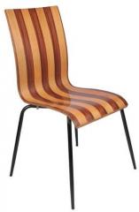 Ventura Dining Chair in Natural & Brown Colour