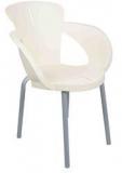 Ventura Plastic Chair In White Colour