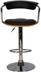 Ventura Sleek Black Bar Stool