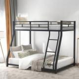 Vibrant Interior Ahem Black Metal Bunk Bed