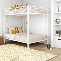 Vibrant Interior Amar White Metal Bunk Bed