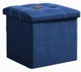 Vichaxan Solid Wood Cube Ottoman