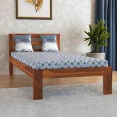 Vinod Furniture Solid Sheesham Wood Single Bed Without Mattress For Bedroom, Hotel. Solid Wood Single Bed