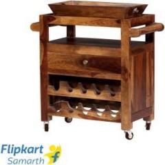 Vintej Home Sheesham Wood Solid Wood Bar Trolley