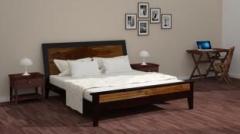 Vintej Home Solid Wood Queen Bed