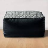 Vplanet Leatherette Cube Ottoman