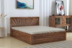 Vriksha Kla Craft Equo Rosewood Solid Wood King Box Bed