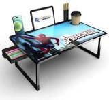 Vrtrend MULTIPURPOSE FOLDABLE WITH PEN, CUP HOLDER, STUDY & LAPTOP TABLE Solid Wood Study Table