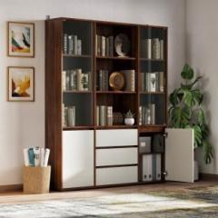 Wakefit Barks Engineered Wood Open Book Shelf