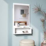 Wakefit Dressing Table | with Mirror & Storage Avior Engineered Wood Dressing Table